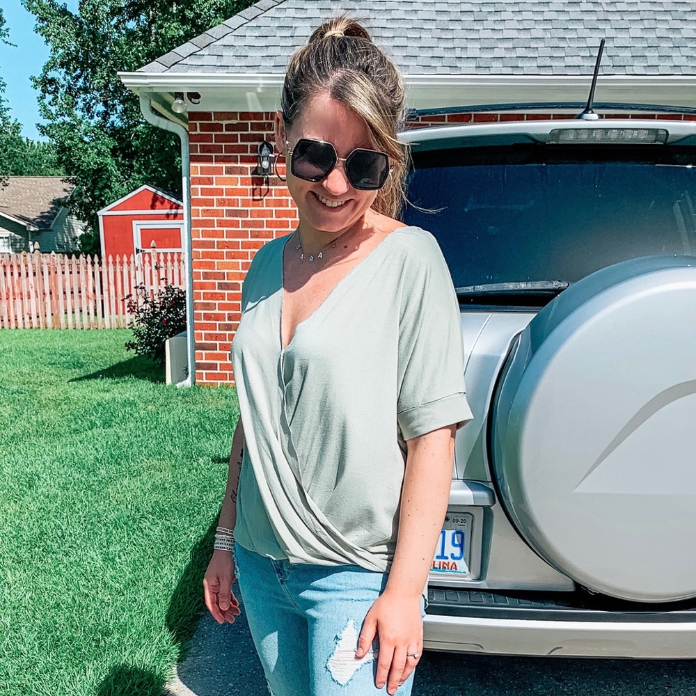 Draped Front Top 🆕